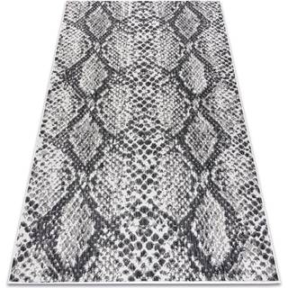 Tæppe SISAL SION Slangens hud 22162 Fladvævet ecru / sort 140x190 cm