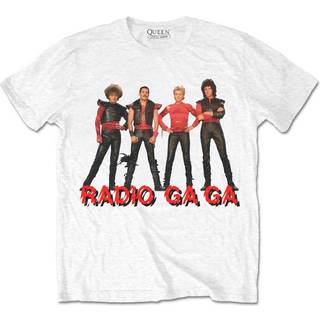 Queen Skjorte Radio Ga Ga Unisex White L