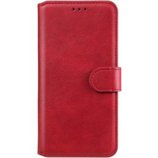 Samsung Galaxy A32 (5G) Blødt Læder Flip Cover m. Pung - Rød