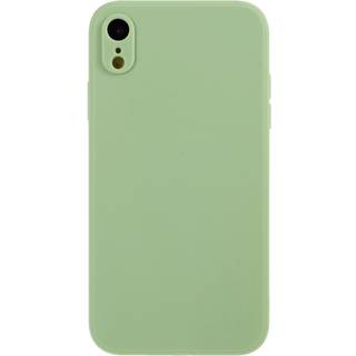 iPhone XR Silikone Bagside Cover - Lysegrøn