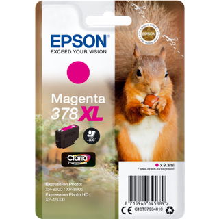 Magenta blækpatron - Epson 378XL - 9,3 ml