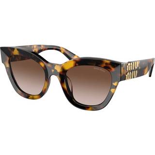 Miu Miu MU01YSF Asian Fit VAU6S1 51 Solbriller Kvinder Tortoiseshell - Honey Tortoise - 51mm