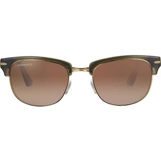 Serengeti Chadwick Polarized SS562004 52 Solbriller Mænd Grøn - Transparent Dark Green - 52mm