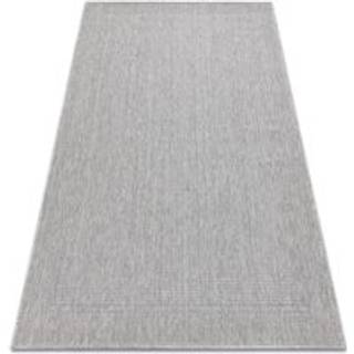 Sisaltæppe TIMO 5979 SISAL udendørs ramme lyse grå 180x270 cm