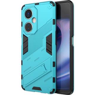 OnePlus Nord CE 3 Lite Hybrid Håndværker Cover m. Kickstand - Blå