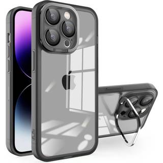 SKALO iPhone 15 Pro Colour Bumper Camera Ring Cover - Sort