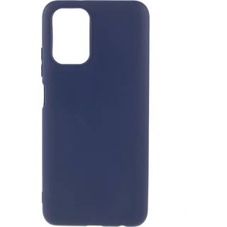Xiaomi Poco M5S / Redmi Note 10S Fleksibelt Cover i Mat Plastik - Mørkeblå