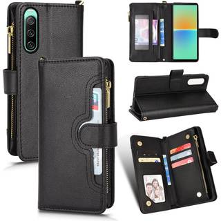 SKALO Sony Xperia 10 V 10-RUM Flip Cover - Sort