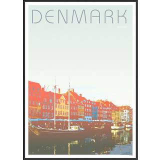 Plakat - Nyhavn Plakat - Str:50 x 70 Cm - Incado