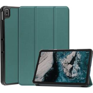 SKALO Nokia T20 Trifold Flip Cover - Grøn