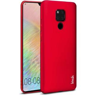Huawei Mate 20 X IMAK Plastik Cover + Beskyttelsesfilm Rød