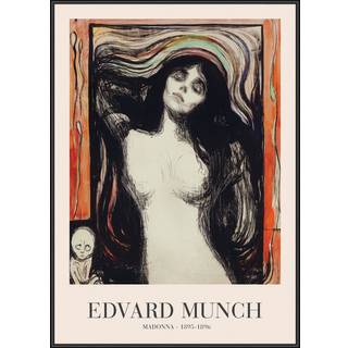 Plakat - Madonna - Edvard Munch Plakat - Str:50 x 70 Cm - Incado