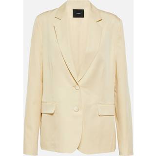 Joseph Belmore silk and cotton blazer - neutrals - XXS