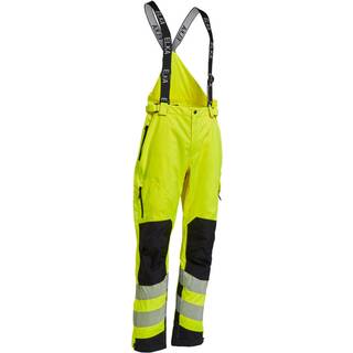 Hi-vis kombibukser stretch 182401R orange/sort Str. 5XL