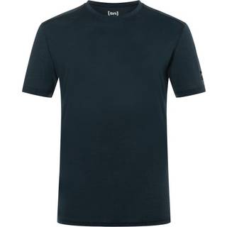 super.natural Sierra 140 Tee T-shirt Herrer størrelse L farve blå