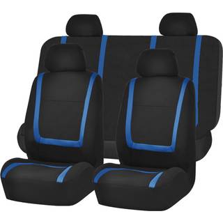 FH Group Bilsdebetrk Fuldt st stof - Universal Fit Automotive sdebetrk Lavt bagtil forsdebetrk Solid bagsdebetrk Vaskbart bilsdebetrk