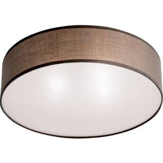 Seda stof-loftlampe, brun