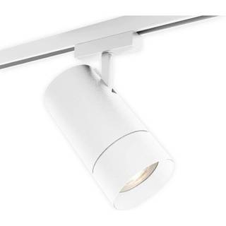 Molto Luce Mova S Volare GU10 skinnespot, hvid, Hvid/opal, Stue/spisestue, Aluminium, Moderne