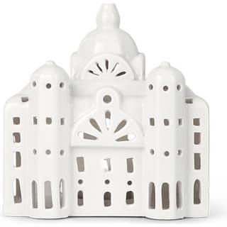 Kähler Urbania lyshus Antwerp Central Station hvid 15 cm