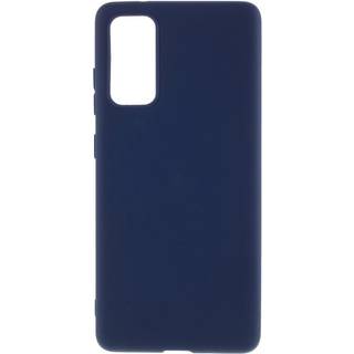 Samsung Galaxy S20 FE / S20 FE (5G) Mat Fleksibelt Bagside Cover - Blå