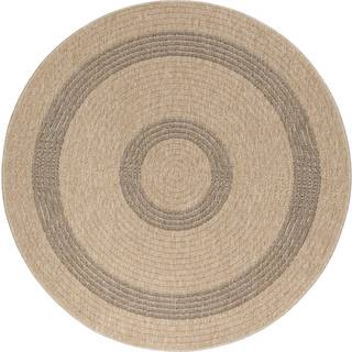 Comilla Rund Udendørs tæppe Vintage - Sort - 200x200 (Rund)