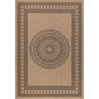 Dhaka Udendørs tæppe Vintage - Sort - 120x170