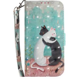 Sony Xperia 1 V Læder Flip Cover m. Print - To Katte