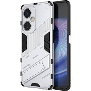 OnePlus Nord CE 3 Lite Hybrid Håndværker Cover m. Kickstand - Hvid