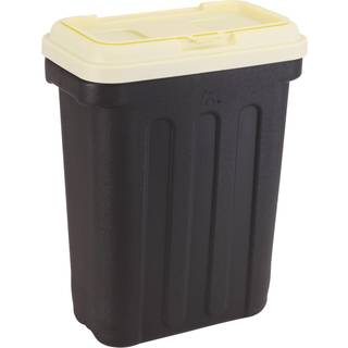 Mælson 15 kg - foderspand op til 15 kg foder - cremefarvet låg