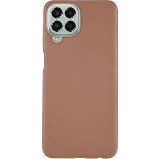 Samsung Galaxy M33 Mat Fleksibelt Plastik Bagside Cover - Brun