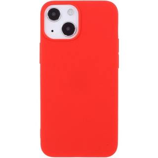iPhone 13 Mini Fleksibelt Plastik Bagside Cover - Rød