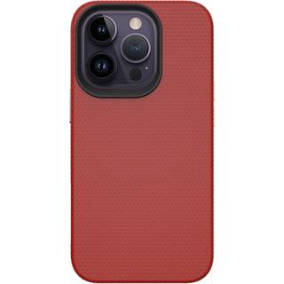 iPhone 15 Pro Max Plastik Håndværker Bagside Cover - Rød