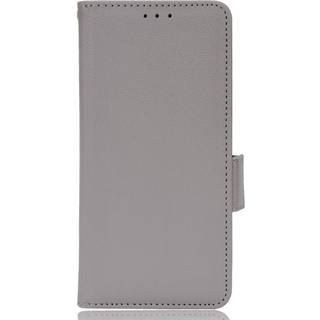 Asus Zenfone 10 / 9 Neutralt Læder Flip Cover m. Pung - Grå