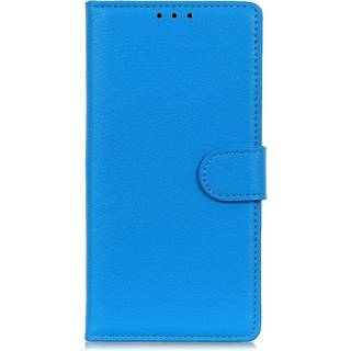 Honor 90 Litchi Læder Flip Cover m. Pung - Blå