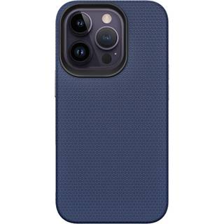 iPhone 15 Pro Max Plastik Håndværker Bagside Cover - Mørkeblå