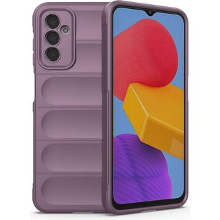 Samsung Galaxy M13 Fleksibelt Plastik Bagside Cover - Lilla