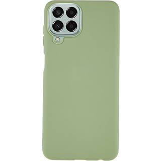 Samsung Galaxy M33 Mat Fleksibelt Plastik Bagside Cover - Grøn