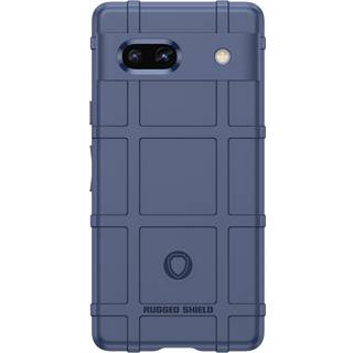 Google Pixel 7A Rugged Shield Series Håndværker Bagside Cover - Blå