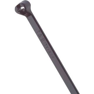 Kabelbindere Ty-Rap, ståltunge, sort 140x3,6 mm, 100 st
