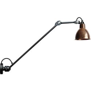 Lampe Gras NO 304 L60 Væglampe - Rå kobber/hvid