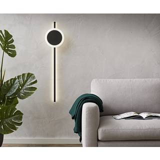 Wandleuchte Indici 105x30 cm schwarz LED 28W - Schwarz