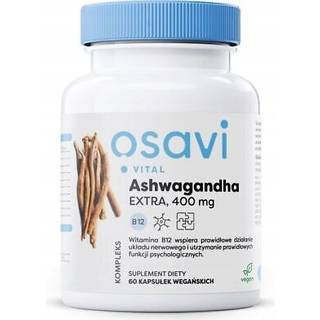 Osavi - Ashwagandha Extra 400 mg med B12, 60 kapsler