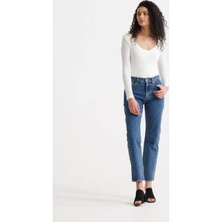 Superdry Højtaljede jeans med lige ben