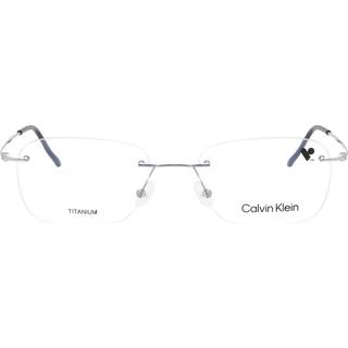 Calvin Klein Unisex CK22125TD 414 Optiske stel Titanium Blå Firkantet Normal Fotokromatisk