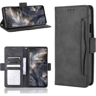 OnePlus Nord Pung Cover med Kortholder - Sort