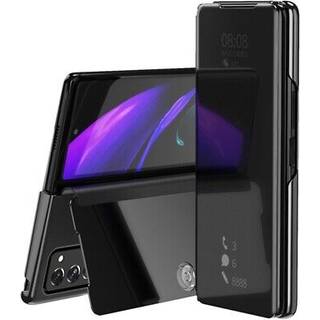 Luksus Mirror View Samsung Galaxy Z Fold2 5G Flip Cover - Sort