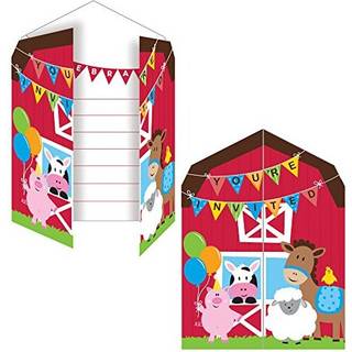 Creative Converting Farmhouse Fun Invitations (8CT)