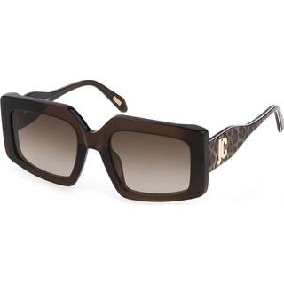Just Cavalli SJC020 0AAK 54 Solbriller Kvinder Brun - Shiny Transparent Brown - 54mm