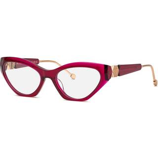 Philipp Plein VPP069S 09WF 55 Briller Kvinder Krystalklar - Transparent Burgundy - 55mm