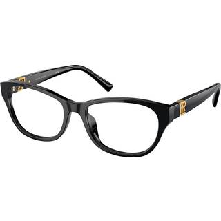Ralph Lauren Kvinde RL6237U 5001 Optiske stel Acetat Sort Transparent Rund Normal